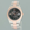 2024 NEW STICKERS Rolex DateJust 41 126331 Wimbledon Rose Gold Two-Tone Oyster Watch