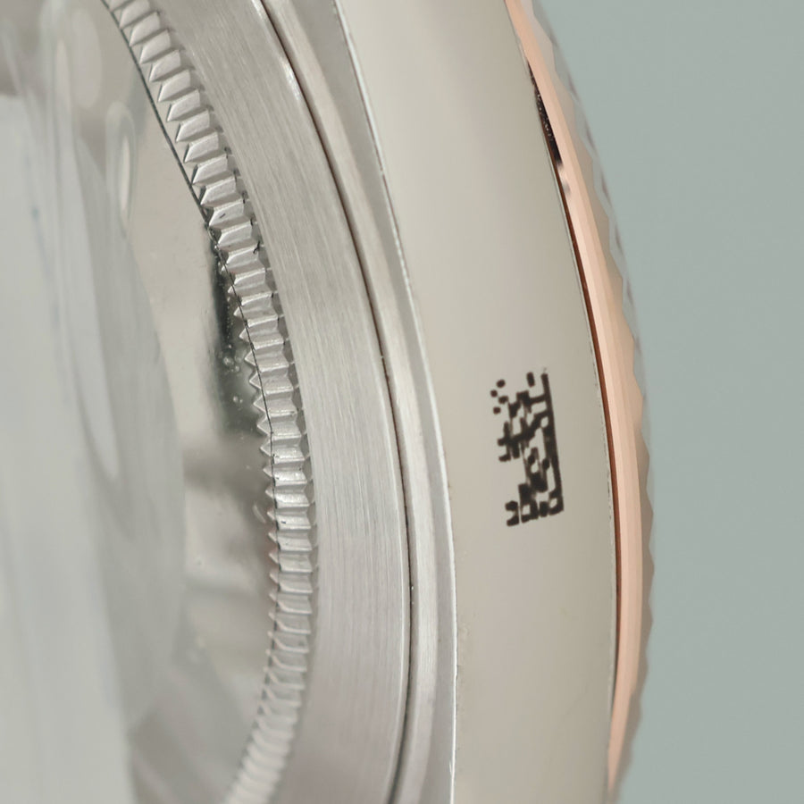 2024 NEW STICKERS Rolex DateJust 41 126331 Wimbledon Rose Gold Two-Tone Oyster Watch