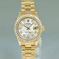 MINT Ladies Rolex DateJust 179178 Champagne Diamond 26mm President Watch Box