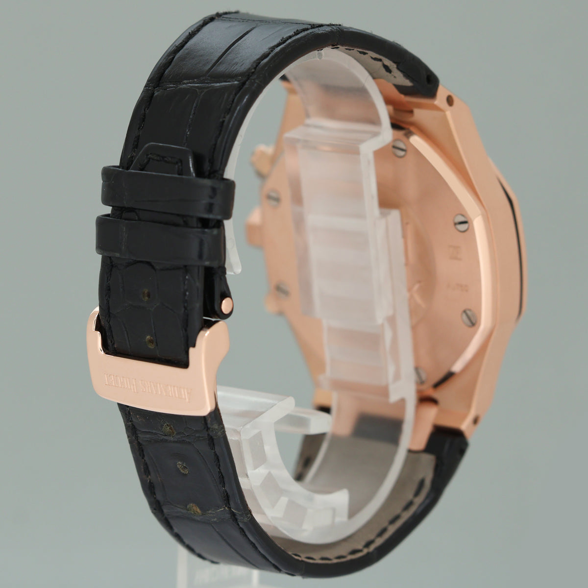 2023 Service Audemars Piguet Royal Oak Leather Chrono 41mm Rose Gold 26320OR Watch
