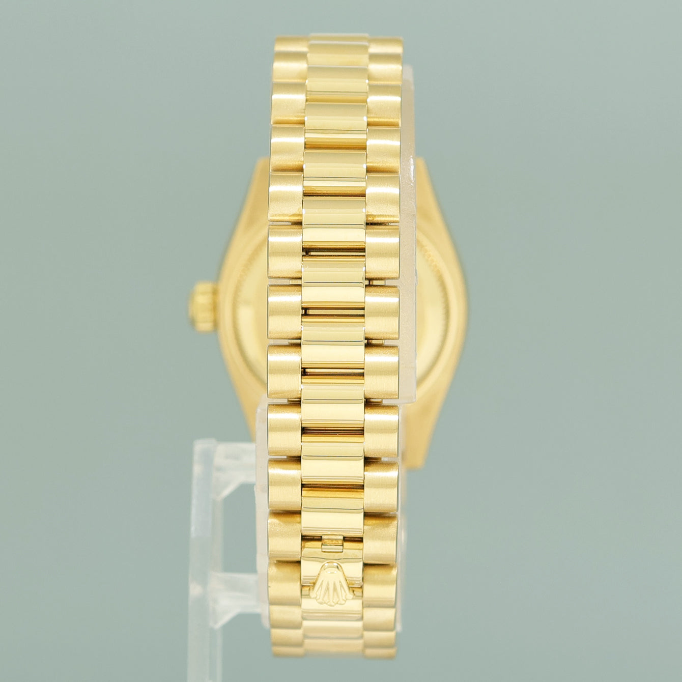 MINT Ladies Rolex DateJust 179178 Champagne Diamond 26mm President Watch Box