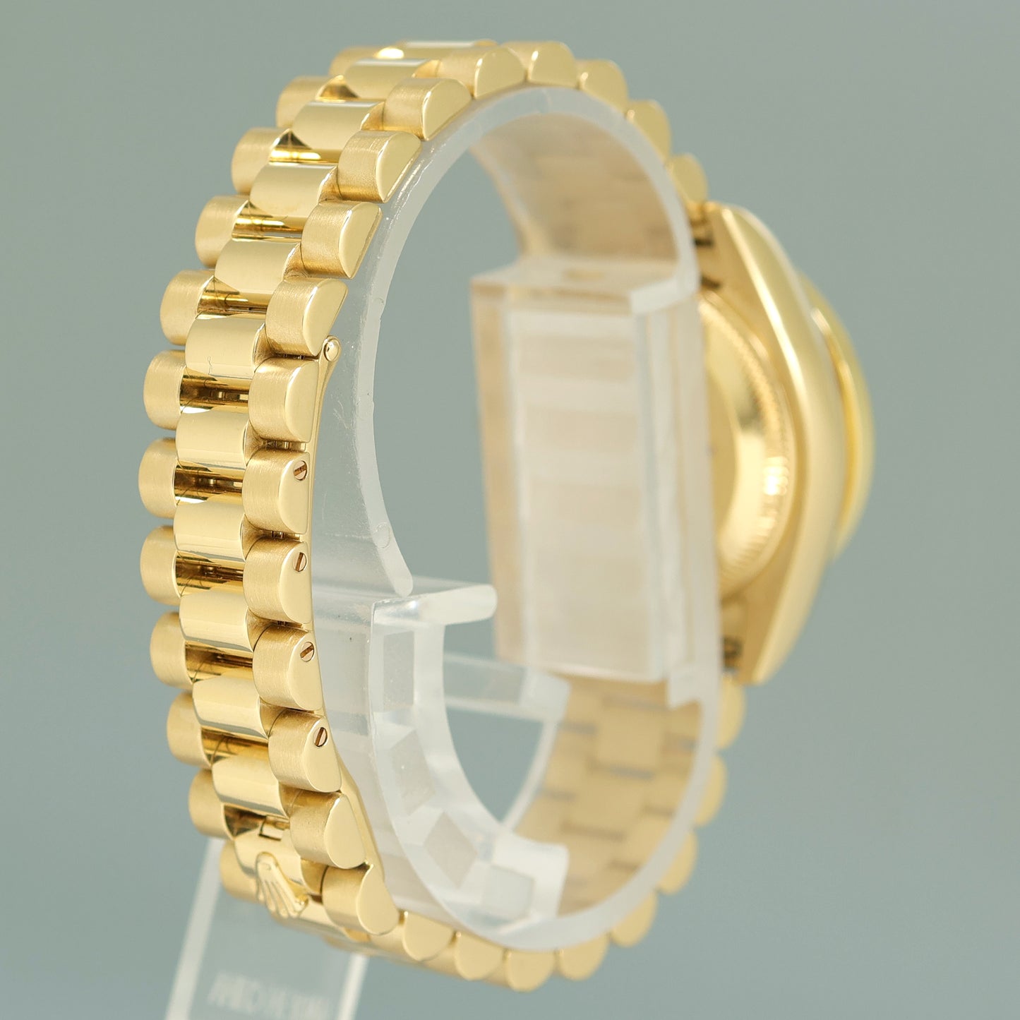 MINT Ladies Rolex DateJust 179178 Champagne Diamond 26mm President Watch Box