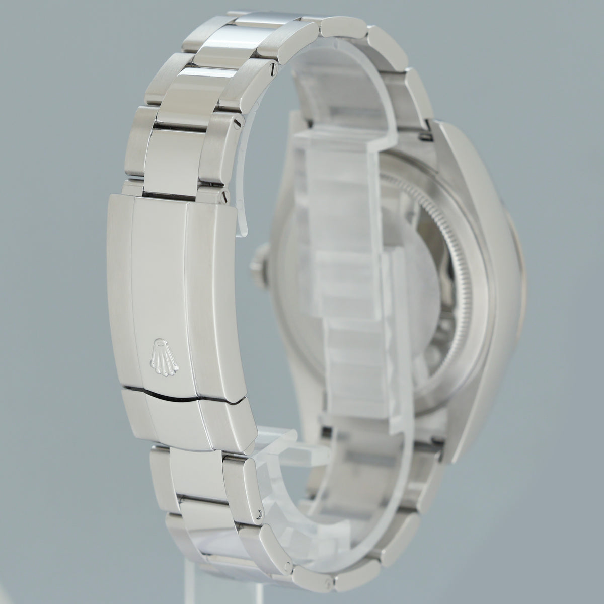 PAPERS 2021 MINT Rolex Sky-Dweller Stainless White Gold Black Dial 326934 42mm Watch Box