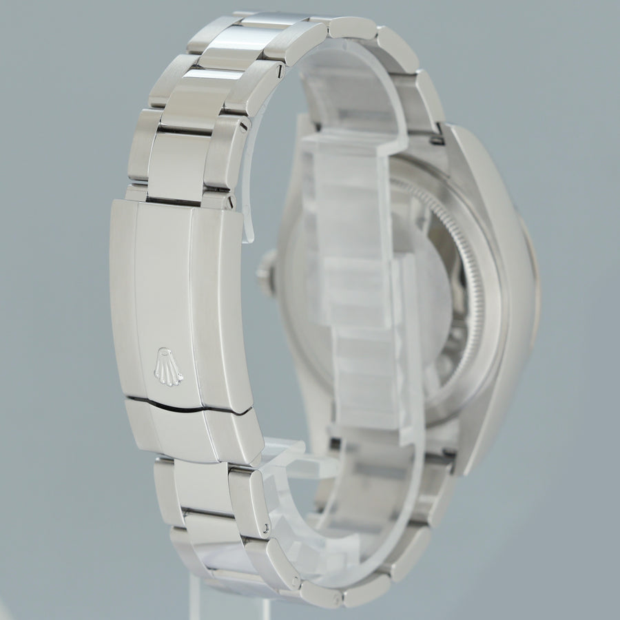 PAPERS 2021 MINT Rolex Sky-Dweller Stainless White Gold Black Dial 326934 42mm Watch Box