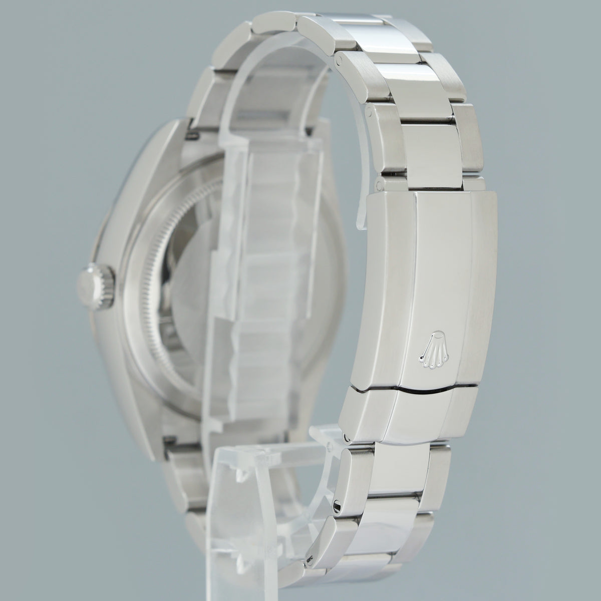 PAPERS 2021 MINT Rolex Sky-Dweller Stainless White Gold Black Dial 326934 42mm Watch Box