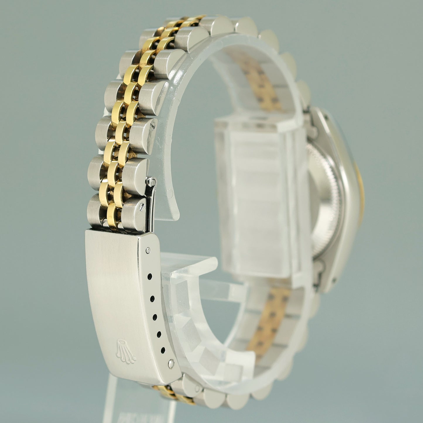 RSC PAPERS Ladies Rolex DateJust 26mm 69173 Two Tone Champagne Roman Gold Jubilee Watch