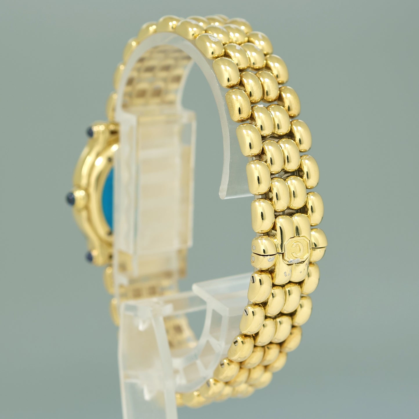 Ladies Chopard 276150 Happy Sport 18k Yellow Gold Diamond Roman Quartz 26mm Watch