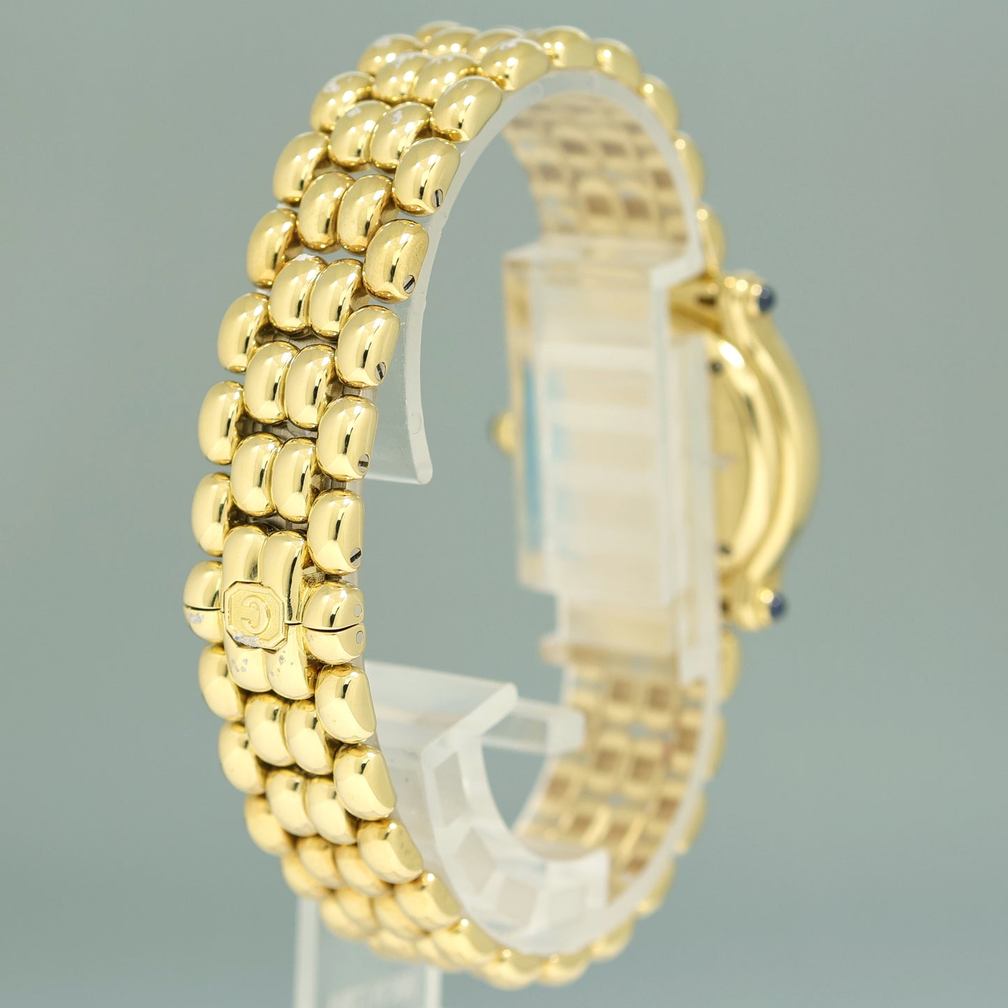 Ladies Chopard 276150 Happy Sport 18k Yellow Gold Diamond Roman Quartz 26mm Watch