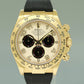 2009 MINT Rolex 116518 Daytona Cosmograph White Panda Yellow Gold Watch Box