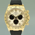 2009 MINT Rolex 116518 Daytona Cosmograph White Panda Yellow Gold Watch Box