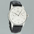 MINT 223/250 Limited IWC PORTUGIESER AUTOMATIC 2000 Ref 5000 Leather Platinum Watch