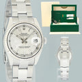 2019 PAPERS MINT Ladies Rolex DateJust Midsize 31mm Rhodium Roman 178274 Watch Box