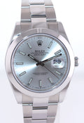 2023 NEW PAPERS Rolex DateJust 41 Steel 126300 Silver Dial Oyster 41mm Watch Box