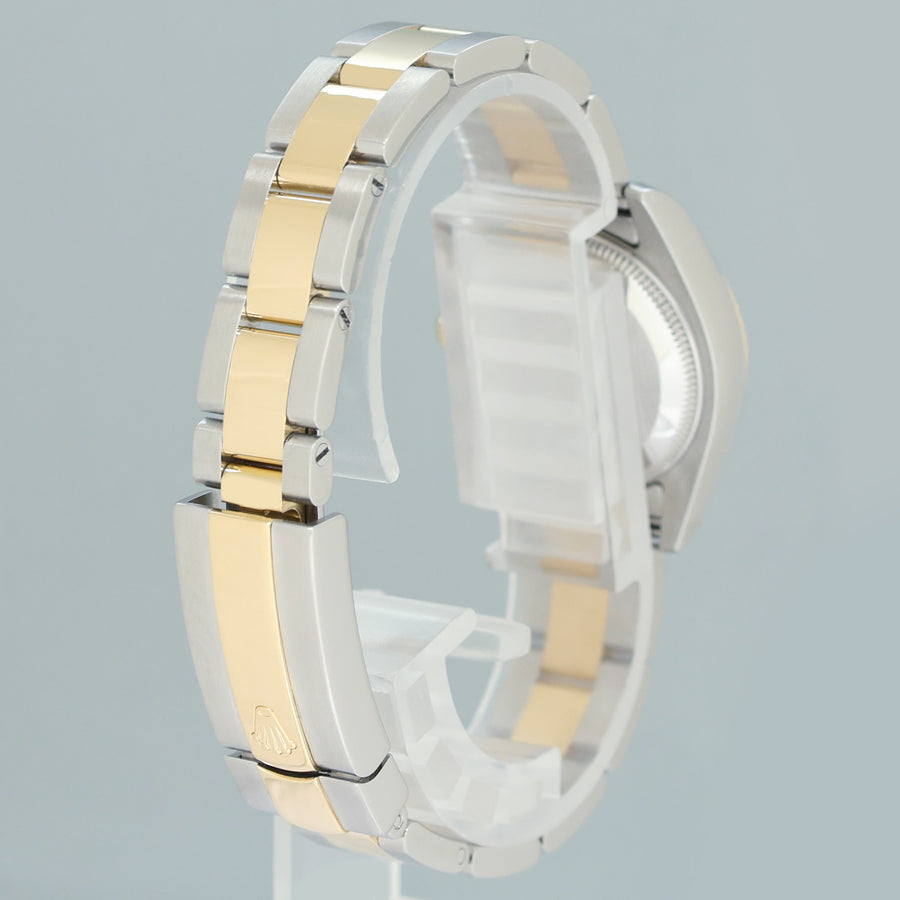MINT PAPERS Ladies Rolex DateJust 179173 Champagne Stick 26mm Two-Tone Oyster Watch Box