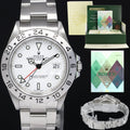 2002 MINT PAPERS Rolex Explorer II White 16570 40mm Polar Watch Box