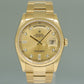 MINT Rolex President 118208 Yellow Gold Champagne Diamond Day Date Watch Box