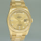 MINT Rolex President 118208 Yellow Gold Champagne Diamond Day Date Watch Box