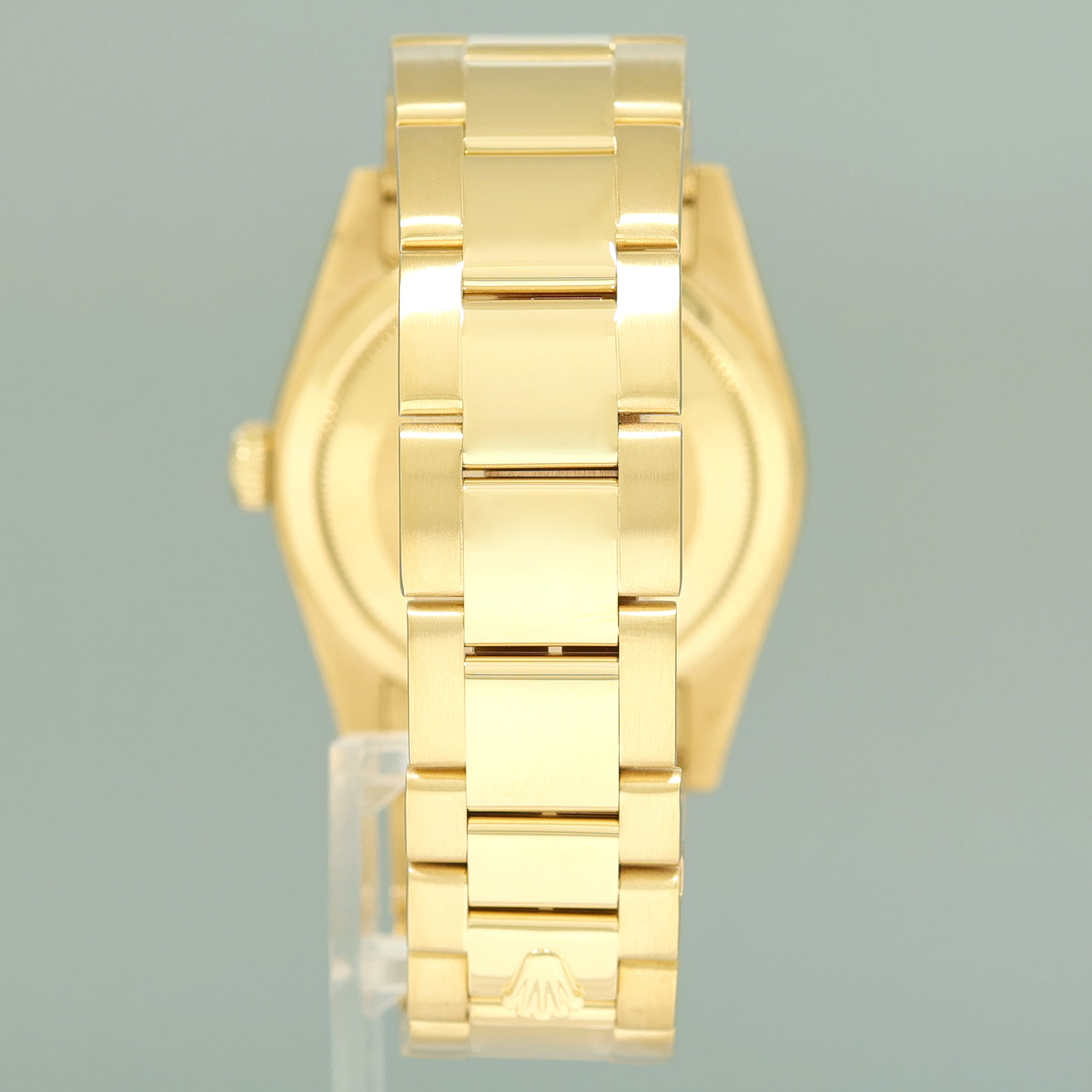 MINT Rolex President 118208 Yellow Gold Champagne Diamond Day Date Watch Box