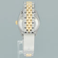 PAPERS MINT Ladies Rolex 68273 Two Tone 18k Gold Steel 31mm Champagne Diamond Dial Watch