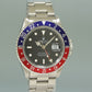 1996 PAPERS Rolex GMT-Master Pepsi Blue Red 40mm Tritium Steel 16710 Watch Box