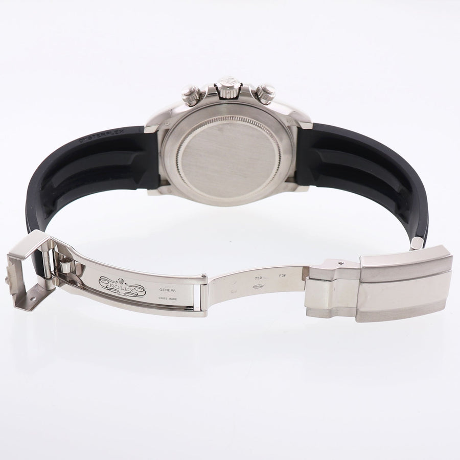 2023 MINT Rolex Daytona Oysterflex 116519LN White Gold Ceramic Diamond Watch Box