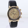 MINT 2022 Rolex Oysterflex Daytona 116518LN Gold Champagne Ceramic Watch