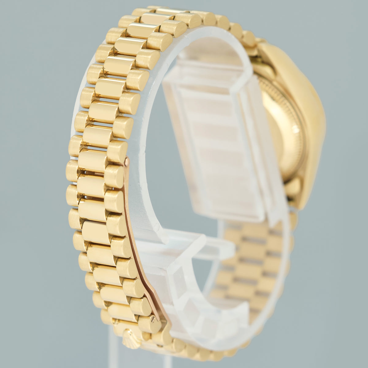 MINT 69178 White Diamond Ladies Rolex DateJust President 26mm Yellow Gold Watch