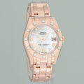 2026 Papers RSC MINT Rolex Pearlmaster MOP Mother of Pearl Roman 80315 Rose Gold Diamond 29mm Watch