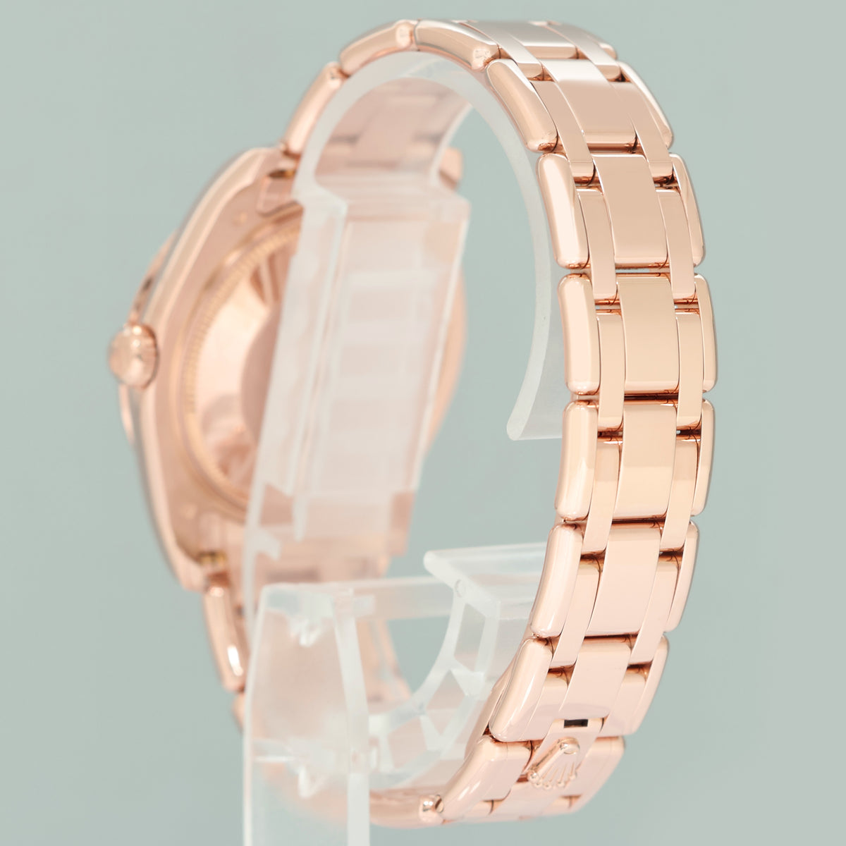 2026 Papers RSC MINT Rolex Pearlmaster MOP Mother of Pearl Roman 80315 Rose Gold Diamond 29mm Watch