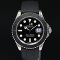 MINT 2022 Rolex Yacht-Master 226659 White Gold 42mm Oysterflex Rubber Watch Box