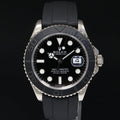 MINT 2022 Rolex Yacht-Master 226659 White Gold 42mm Oysterflex Rubber Watch Box