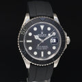 MINT 2022 Rolex Yacht-Master 226659 White Gold 42mm Oysterflex Rubber Watch Box