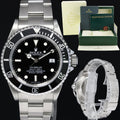 2005 MINT Rolex Sea-Dweller Steel 16600 Black Dial Date 40mm Watch Box