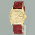 MINT Rolex Day-Date President 1803 Champagne Pie Pan Diamond Yellow Gold 36mm Watch
