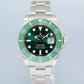 AUGUST 2020 NEW PAPERS Rolex Submariner Hulk 116610LV Green Ceramic Watch Box