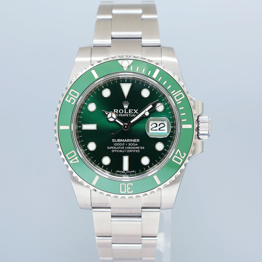 STICKERS JUNE 2020 NEW PAPERS Rolex Submariner Hulk 116610LV Green Ceramic Watch