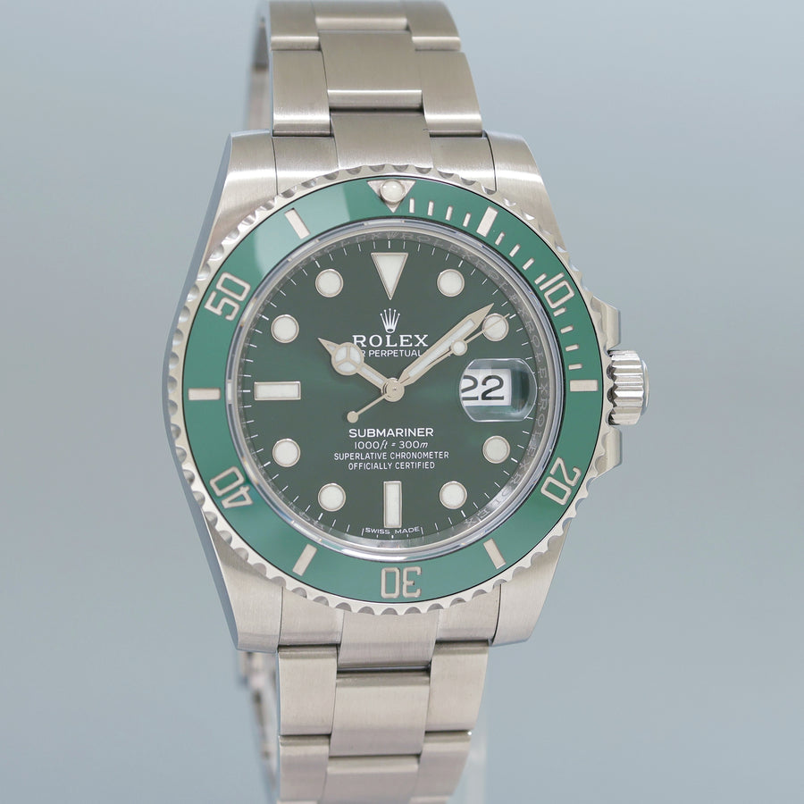 STICKERS JUNE 2020 NEW PAPERS Rolex Submariner Hulk 116610LV Green Ceramic Watch