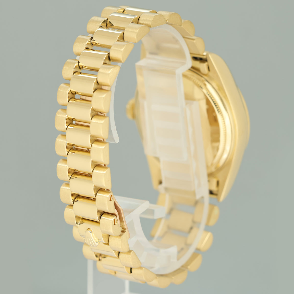 Rolex President Day-Date Blue Stick 18038 Quickset Yellow Gold Watch Box