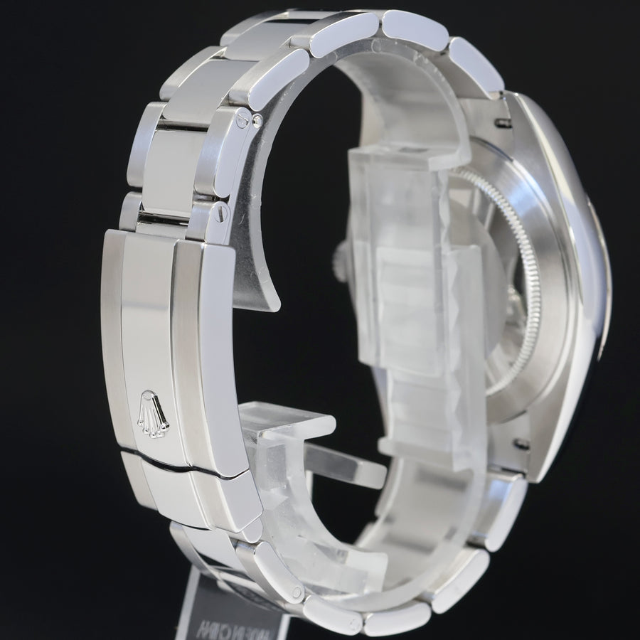 2024 NEW PAPERS Rolex DateJust 41 126334 Black Diamond White Gold 41mm Fluted Oyster Watch Box