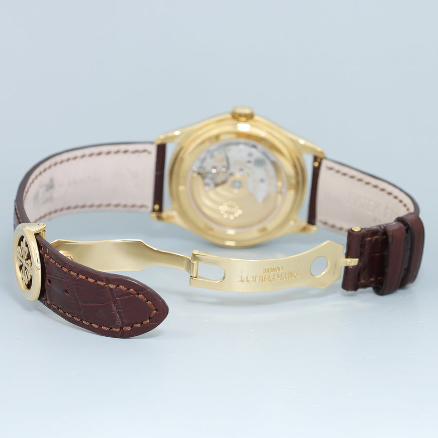 MINT Patek Philippe 5146J Yellow Gold Annual Calendar Slate 39mm Moon Watch Box