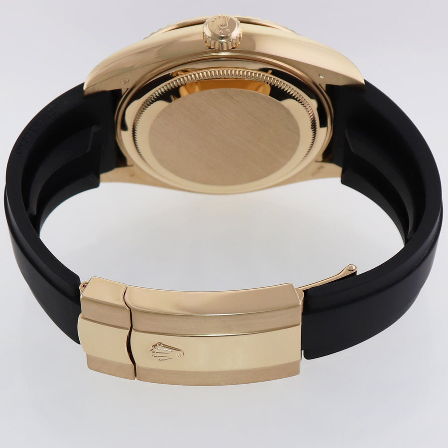 2022 MINT Rolex Sky-Dweller Yellow Gold Black Oysterflex 326238 Watch Box