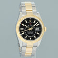 2020 NEW PAPERS Rolex Sky-Dweller 326933 Black Two Tone Gold Steel 42mm Watch Box