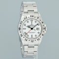 2005 PAPERS MINT Rolex 16570 Explorer II White 40mm No Holes Polar GMT Watch Box