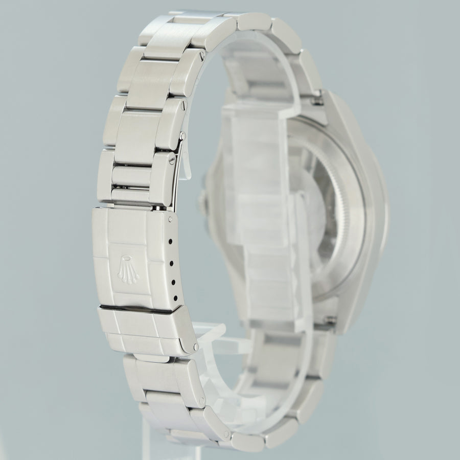 2005 PAPERS MINT Rolex 16570 Explorer II White 40mm No Holes Polar GMT Watch Box