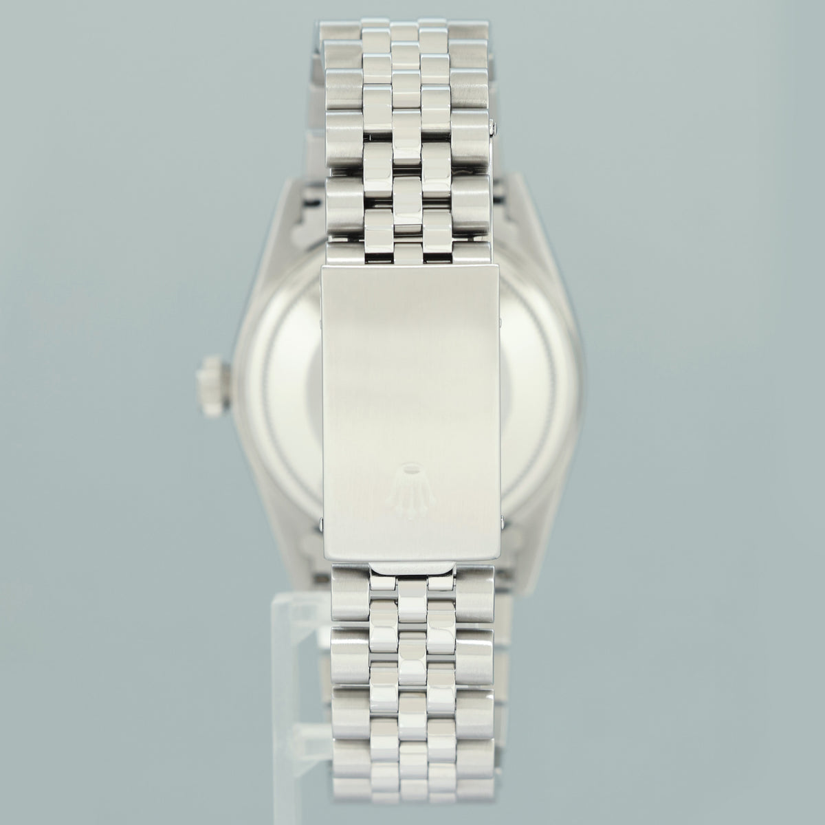 MINT DIAMOND Bezel Rolex DateJust 36mm Mother of Pearl 16014 Steel Jubilee Watch Box