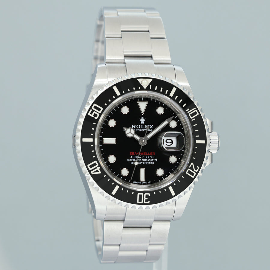 2018 MINT PAPERS Rolex 126600 Red Seadweller SD43 43mm Mark 1 Mk1 Watch Box