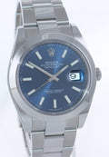 2024 MINT Rolex DateJust 41 Steel 126300 Blue Dial Oyster 41mm Watch Box