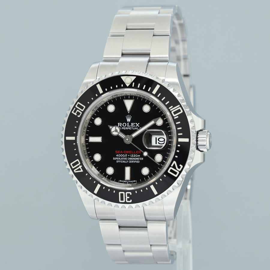 2018 MINT PAPERS Rolex 126600 Red Seadweller SD43 43mm Mark 1 Mk1 Watch Box
