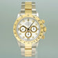 1999 MINT Rolex Daytona 16523 Zenith Two Tone Yellow Gold White Diamond Watch Box