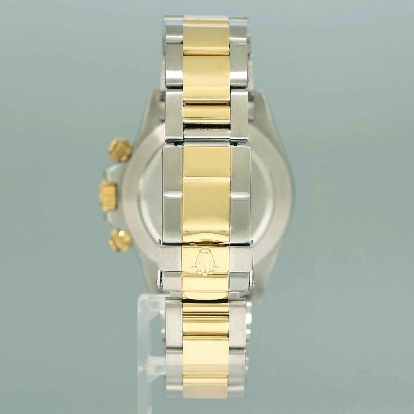 1999 MINT Rolex Daytona 16523 Zenith Two Tone Yellow Gold White Diamond Watch Box